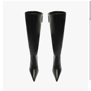 Black Knee-High Women's Boots - MIKKI UP BLOCK BOOT